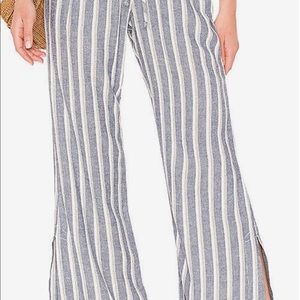 Bella Dahl Zuma Beach Stripe Side Slit Pant